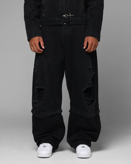 Loiter Thrasher Pants Washed Black