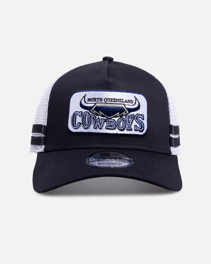 New Era North Queensland Cowboys 'NRL 26 Retro Trucker' 9FORTY A-Frame Snapback Original Team Colours