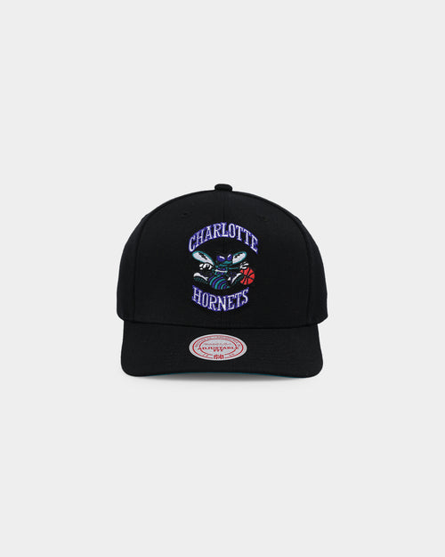 Mitchell & Ness Charlotte Hornets 'Wool Blend' Snapback Black