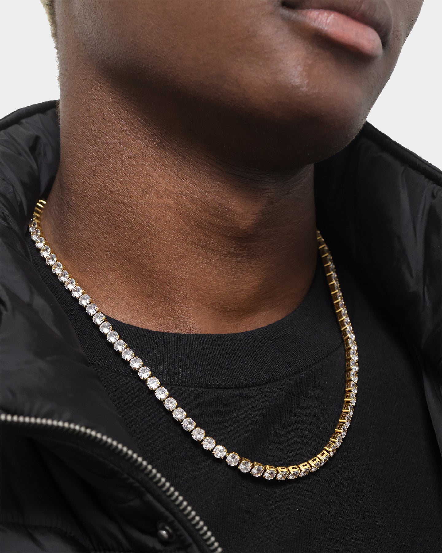 NXS 5mm Tennis Chain Gold | Culture Kings US