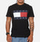 Tommy Jeans Regular Flag T-Shirt Black
