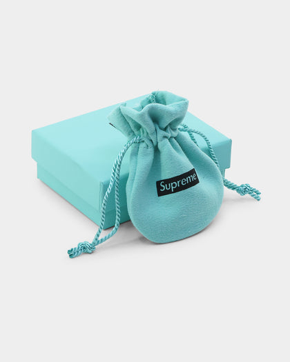 Supreme X Tiffany & Co Hook Keychain Silver