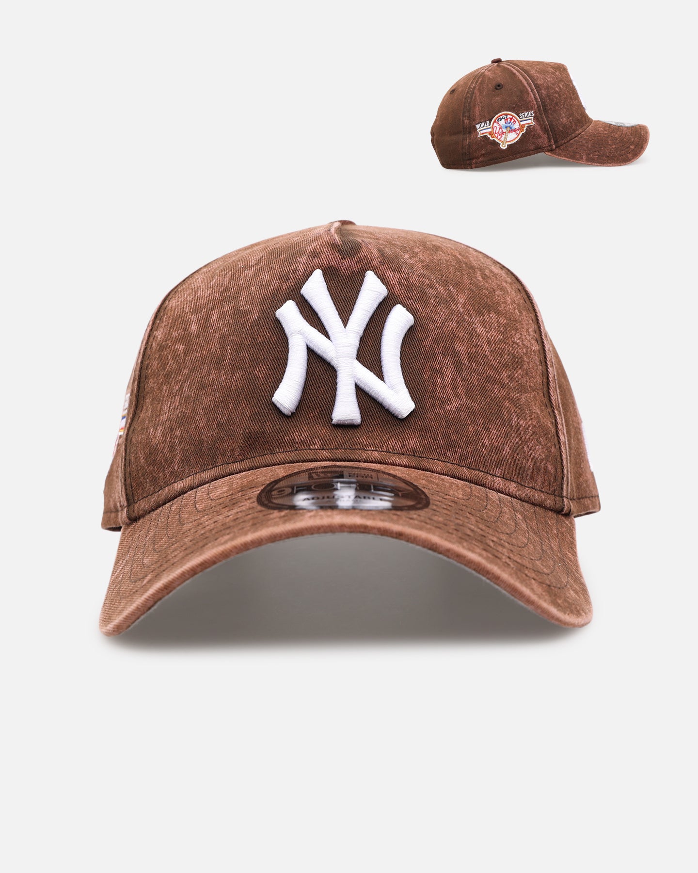 New Era New York Yankees 'Washed Walnut' 9FORTY A-Frame Snapback