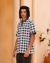 Playboy By Culture Kings Cherry Polo Shirt Green/White