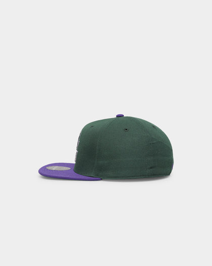 Mitchell & Ness Milwaukee Bucks 'Team 2 Tone 2.0 Hardwood Classics' Fitted Green