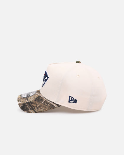 New Era New England Patriots 'Realtree Visor' 9FORTY A-Frame Snapback Cream/Camo