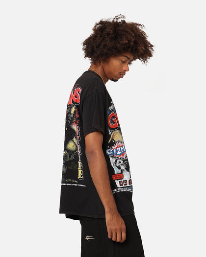 Goat Crew X Gremlins Gremlins Obey Vintage T-Shirt Black Wash