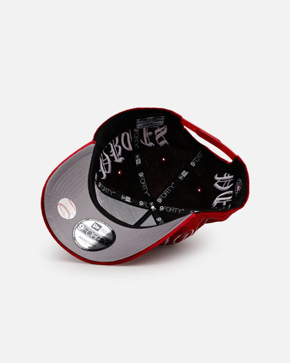 New Era New York Yankees 'Crushed Velvet Dreams' 9FORTY A-Frame Snapback Maroon
