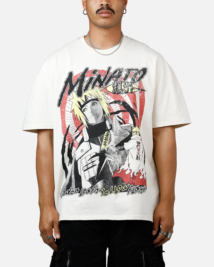 73Studio X Naruto Minato Namikaze Heavyweight T-Shirt Off White