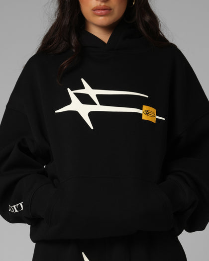 Loiter Hybrid Premium Hoodie Black