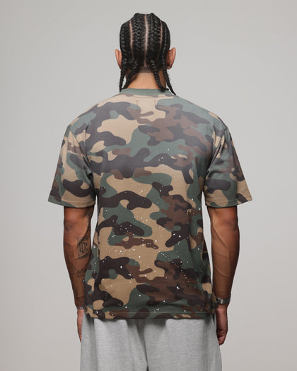 American Thrift Splatter Pocket T-Shirt Woodland