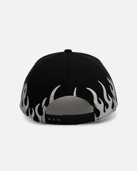 New Era Philadelphia Eagles 'Metallic Flames' 9FORTY A-Frame Snapback Black/Silver