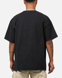 UFC By Goat Crew Jon Jones Big Face Vintage T-Shirt Black Wash