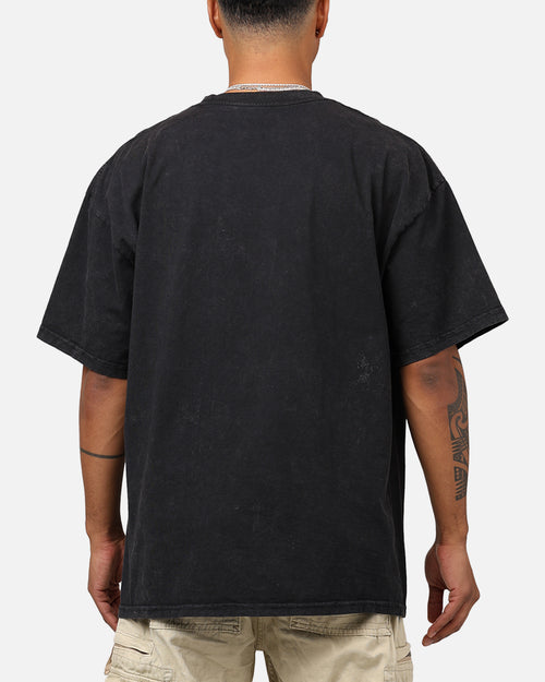 UFC By Goat Crew Jon Jones Big Face Vintage T-Shirt Black Wash