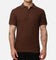 Saint Morta Waffle Polo Shirt Chocolate Brown