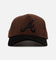 47 Brand Atlanta Braves 'Barren' Offside DT Corduroy Snapback Brown/Black