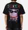 American Thrift X DC Batman The Joker Scars Heavy T-Shirt Black