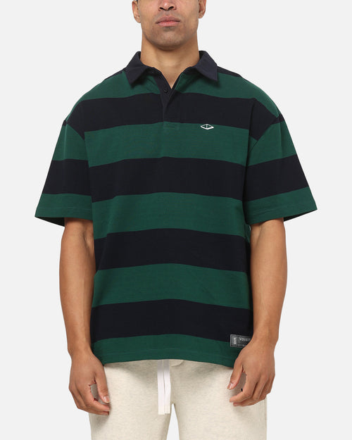Vouseti Post Game Polo Shirt Navy/Teal