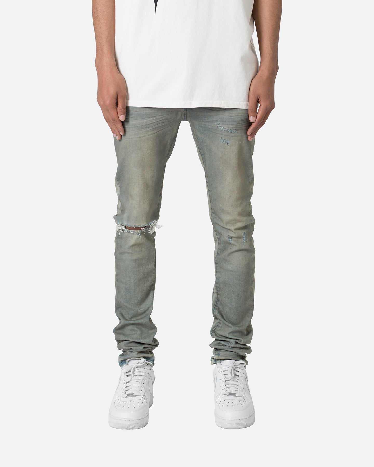 mnml coating skinny denim swag xs メンズ mnml coating skinny denim