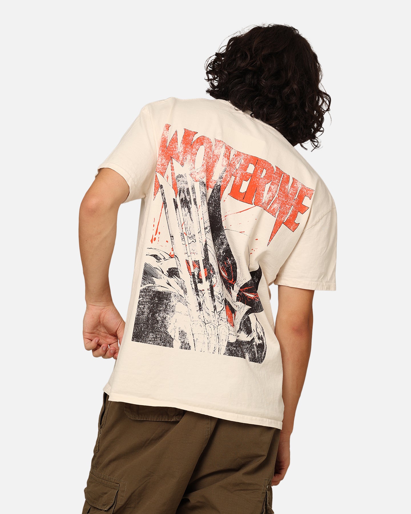 Marvel X-Men Wolverine Heavyweight T-Shirt Off White | Culture