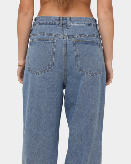 X-Large Bull Denim 91 Pants Mid Blue