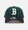 New Era Boston Red Sox 'Pinstripe' 9FORTY A-Frame Snapback Dark Green