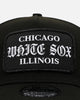 New Era Chicago White Sox 'Gothic Patch' 9FORTY A-Frame Snapback Black