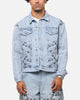 Saint Morta Poison Ivy Panel Denim Jacket Mid Blue