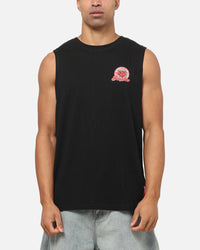 Bleacher Athletic St. George Illawarra Dragons NRL Adult Muscle T-Shirt Black