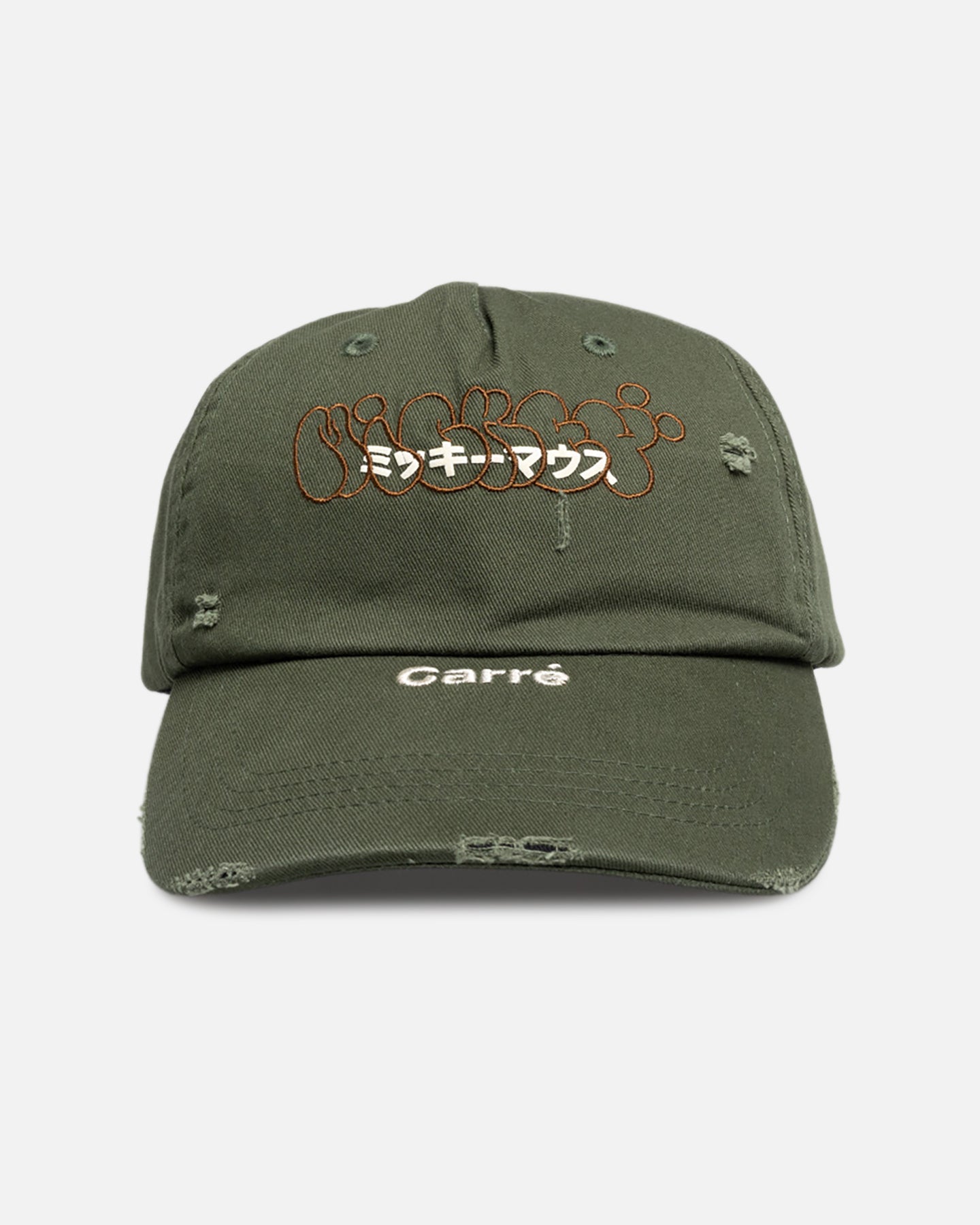 Carré x Disney Mickey & Friends Graf Snapback Dark Olive | Culture