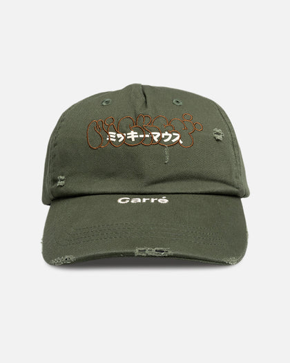 Carré x Disney Mickey & Friends Graf Snapback Dark Olive