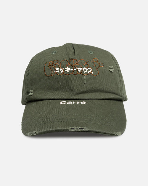 Carré x Disney Mickey & Friends Graf Snapback Dark Olive