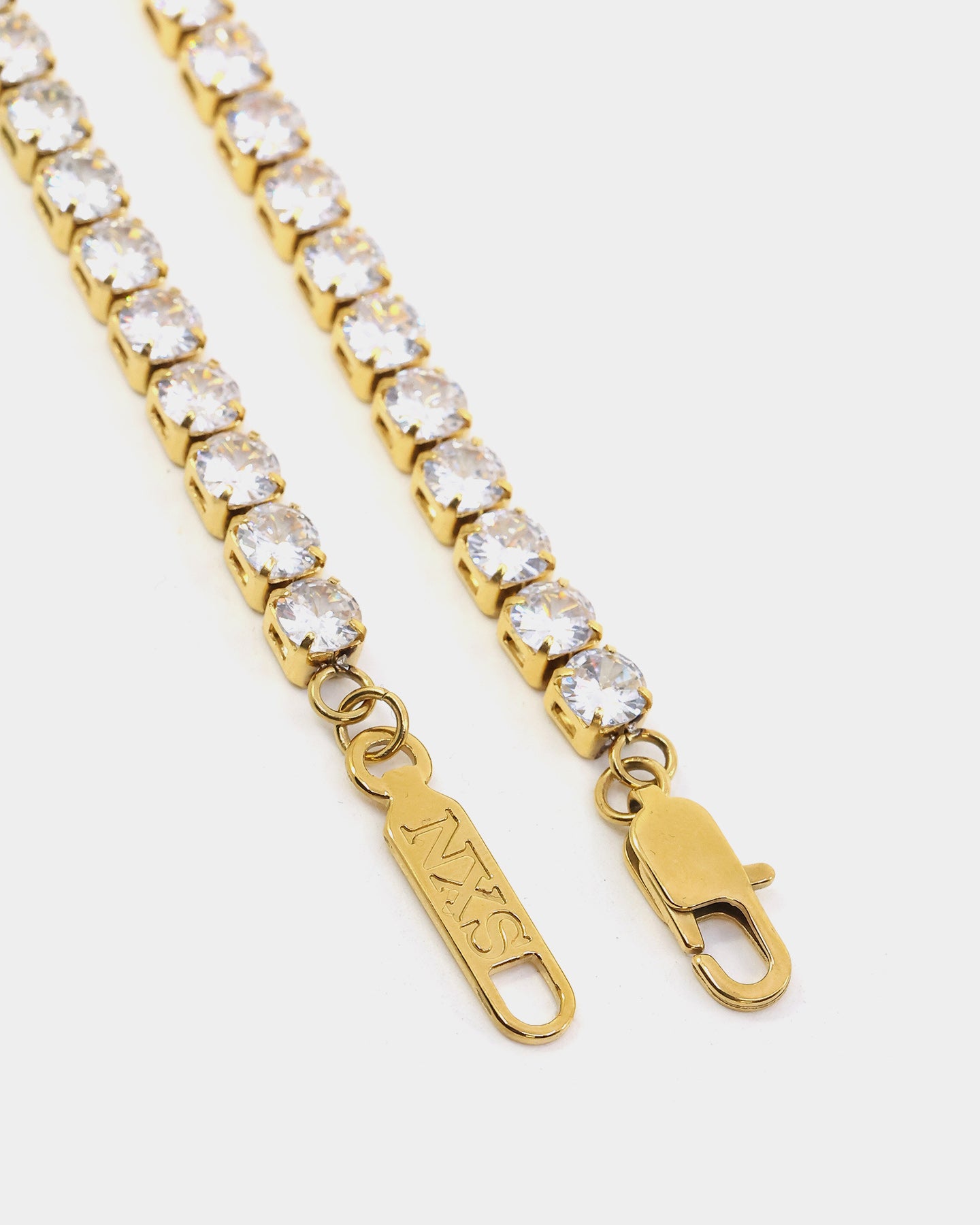 NXS 5mm Tennis Chain Gold | Culture Kings US