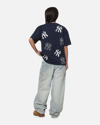 Majestic Athletic New York Yankees Splat Baseball T-Shirt Indigo