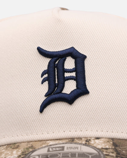 New Era Detroit Tigers 'Realtree Visor' 9FORTY A-Frame Snapback Cream/Camo