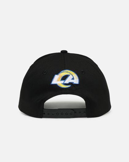 New Era Los Angeles Rams 'Upside Down Logo' 9FORTY A-Frame Snapback Black