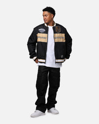 Majestic Athletics Vegas Golden Knights Moto Jacket Faded Black