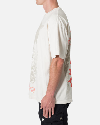 MNML Defeat Your Demons T-Shirt Off White