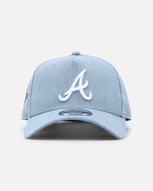 New Era Atlanta Braves 'Denim' 9FORTY A-Frame Snapback Denim/Wheat/White