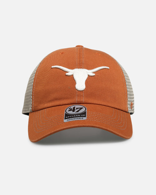 47 Brand Texas Longhorms 'Trawler' '47 Clean Up Trucker Snapback Orange