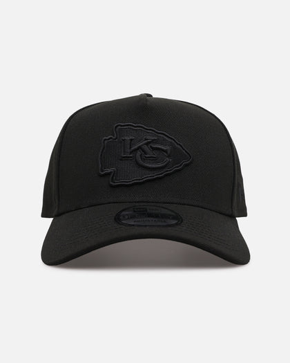 New Era Kansas City Chiefs 'Black on Black' 9FORTY A-Frame Snapback Black/Black