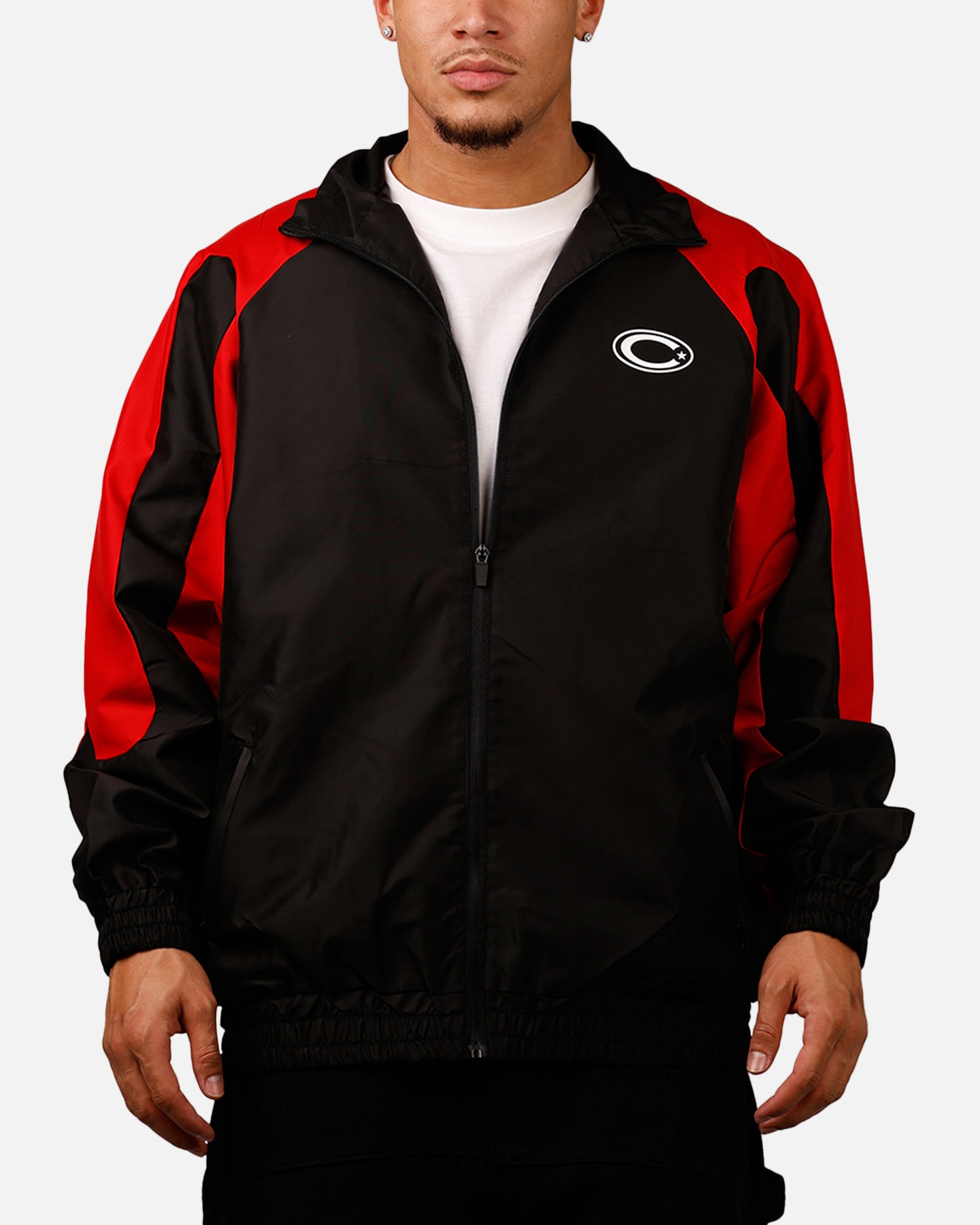 Carre Empire Panelled Jacket Black/Red | Culture Kings US