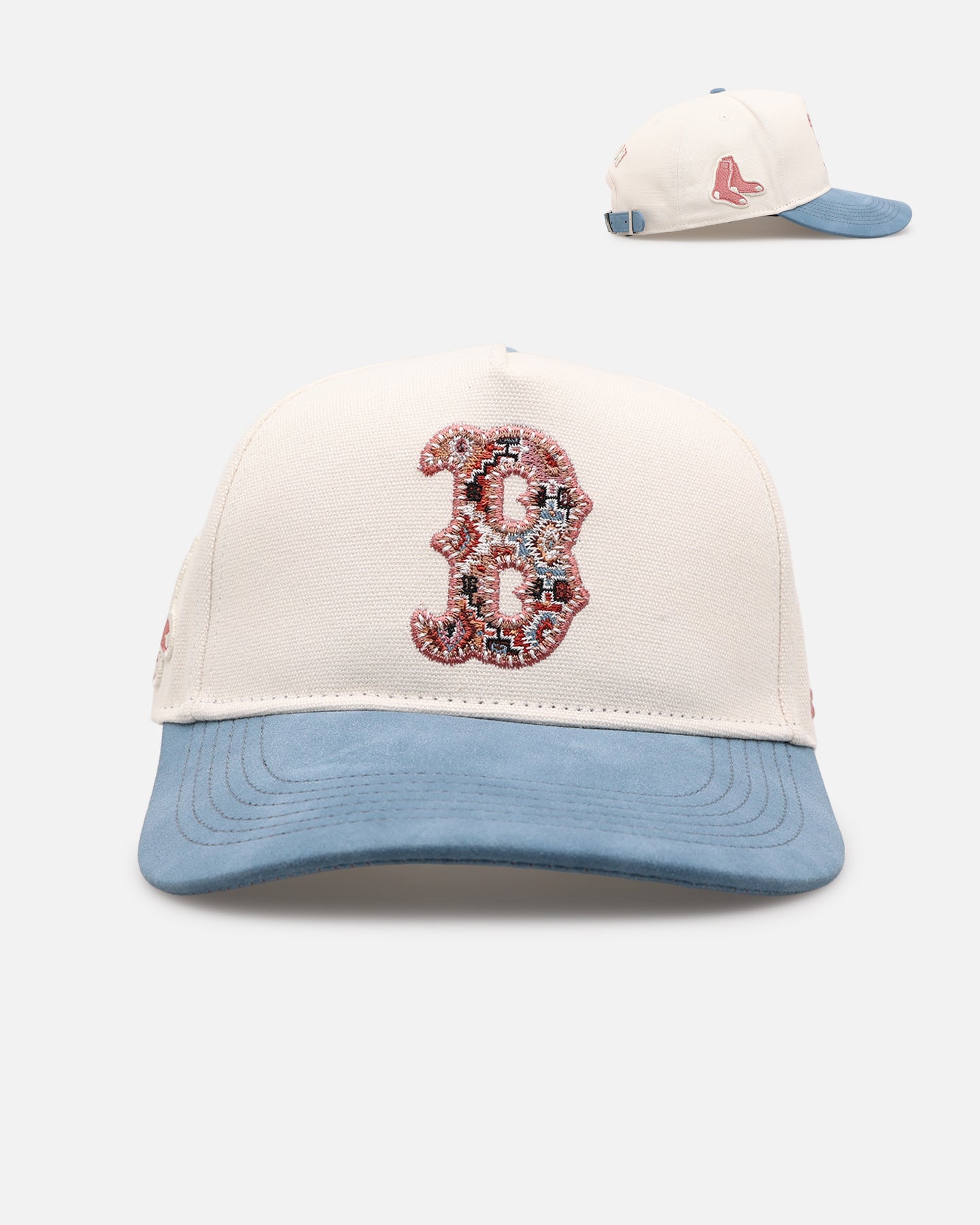 Pro Standard Boston Red Sox 'Tapestry' Pinch Front Strapback
