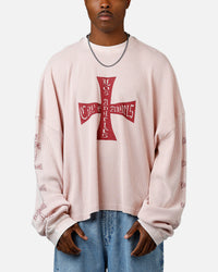 MNML Washed Chopper Thermal Shirt Washed White
