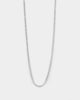 NXS 2MM Micro Tennis Necklace White Gold