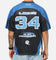 Mitchell & Ness Detroit Lions Warehouse Rave Jersey Black/Blue/White