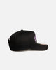 Mitchell & Ness Los Angeles Lakers 'Black Letter' Pro Pinch Snapback Black