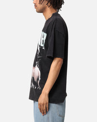 UFC By Culture Kings Israel "The Last Stylebender" Adesanya Revenge Vintage T-Shirt Black Acidwash