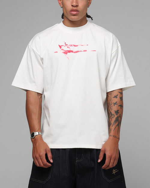Loiter Digi Camo T-Shirt Off White/Pink