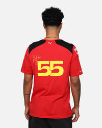 Puma X Scuderia Ferrari Carlos Sainz T-Shirt Rosso Corsa